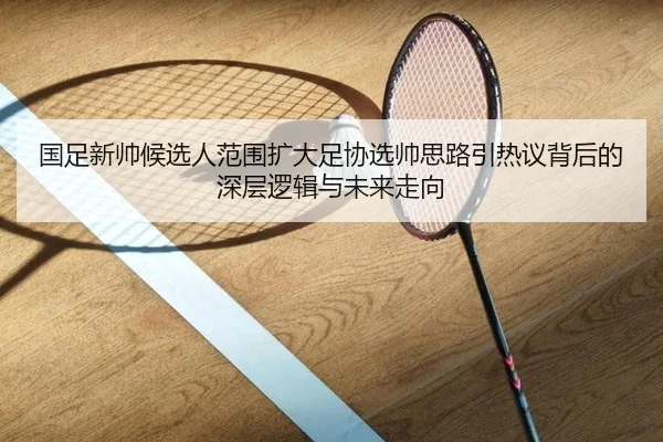国足新帅候选人范围扩大足协选帅思路引热议背后的深层逻辑与未来走向